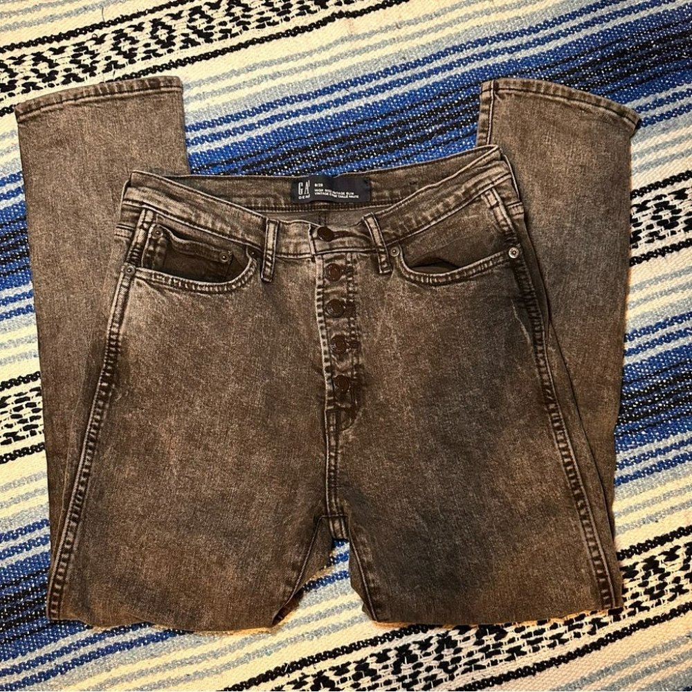 Gap high rise vintage slim jeans size 8/29